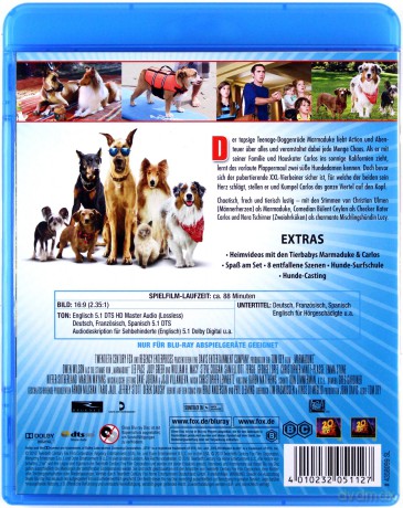 Marmaduke (Marmaduke - pies na fali) [Blu-Ray]