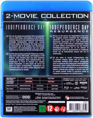 Independence Day 1-2 (Dzień Niepodległości 1-2) [2xBlu-Ray]