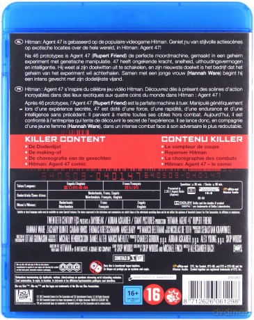 Hitman: Agent 47 [Blu-Ray]