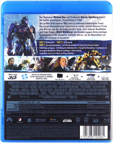 Transformers: The Last Knight (Transformers 5: Ostatni Rycerz) [Blu-Ray 3D]+[Blu-Ray]
