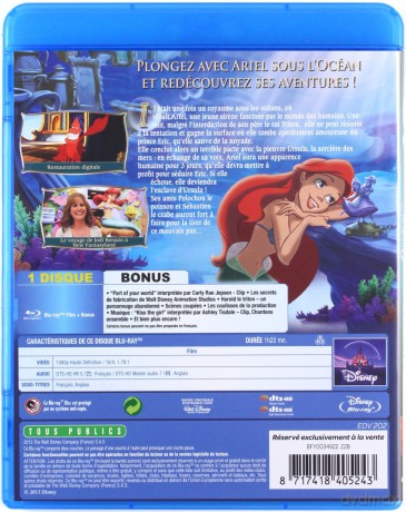 Mała syrenka (Disney) [Blu-Ray]