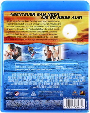 Into the Blue (Błękitna głębia) [Blu-Ray]