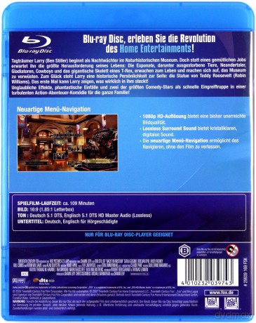 Night at the Museum (Noc w muzeum) [Blu-Ray]+[DVD]