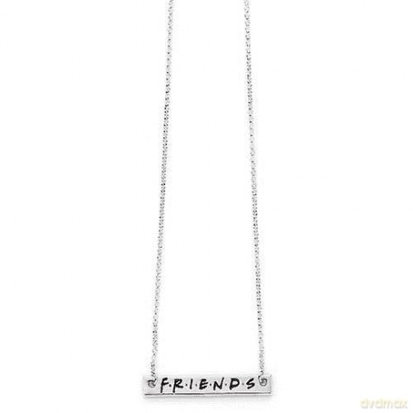 Friends: Naszyjnik Srebrne Pozłacane Logo