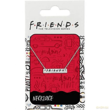 Friends: Naszyjnik Srebrne Pozłacane Logo
