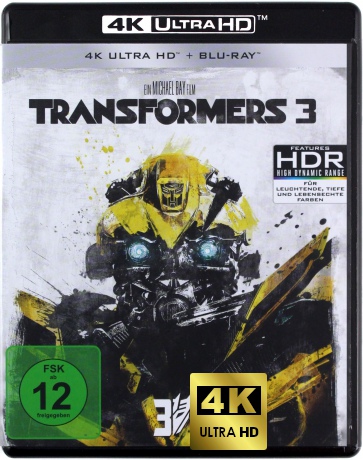 Transformers: Dark of the Moon (Transformers 3) [Blu-Ray 4K]+[Blu-Ray]