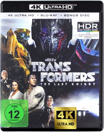 Transformers: The Last Knight (Transformers 5: Ostatni Rycerz) [Blu-Ray 4K]+[Blu-Ray]