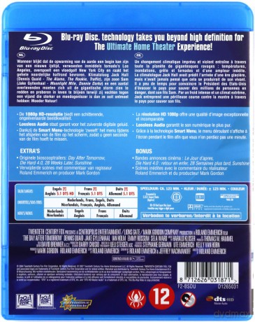 The Day After Tomorrow (Pojutrze) [Blu-Ray]
