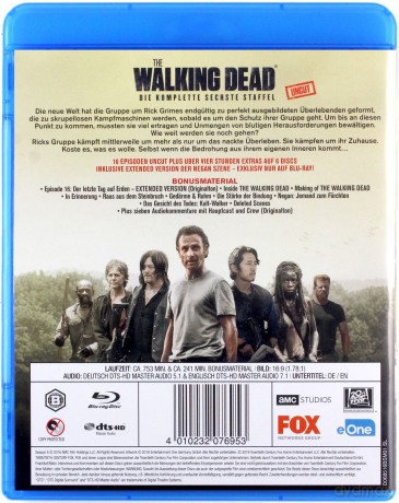 The Walking Dead: Season 6 (Żywe trupy) [6xBlu-Ray]
