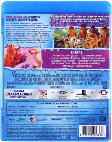 Ice Age: Collision Course (Epoka lodowcowa 5: Mocne uderzenie) [Blu-Ray]
