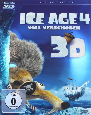 Ice Age: Continental Drift (Epoka Lodowcowa 4: Wędrówka kontynentów) [Blu-Ray 3D]+[Blu-Ray]