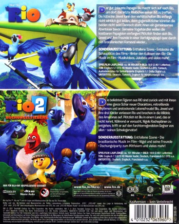 Rio 1-2 [2xBlu-Ray]