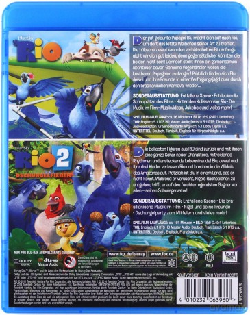 Rio 1-2 [2xBlu-Ray]