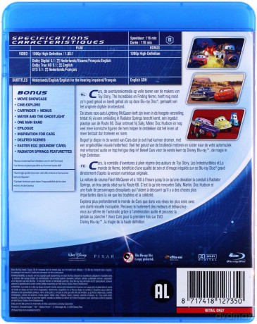 Cars (Auta) [Blu-Ray]