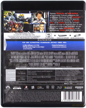Transformers: Age of Extinction (Transformers: Wiek zagłady) [Blu-Ray 4K]+[Blu-Ray]