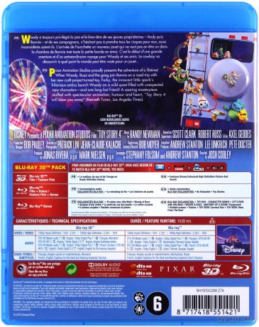 Toy Story 4 (Disney) [Blu-Ray 3D]+[2xBlu-Ray]