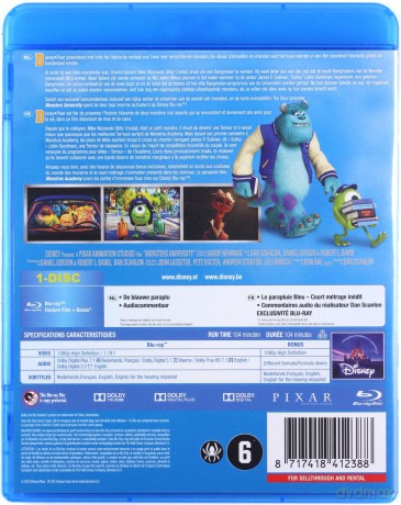 Monsters University (Uniwersytet Potworny) (Disney) [Blu-Ray]