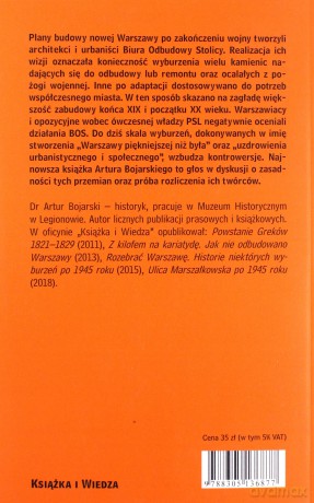 Warszawa utracona. Pierwsze lata odbudowy - Artur Bojarski [KSIĄZKA]