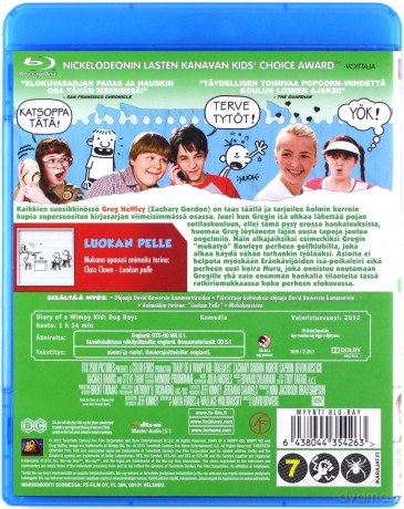 Diary of a Wimpy Kid: Dog Days (Dziennik cwaniaczka 3) [Blu-Ray]