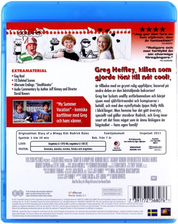 Diary of a Wimpy Kid: Rodrick Rules (Dziennik cwaniaczka 2) [Blu-Ray]