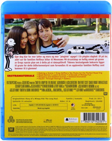 Diary of a Wimpy Kid: The Long Haul (Dziennik cwaniaczka: Droga przez mękę) [Blu-Ray]