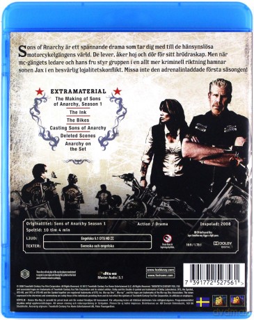 Sons of Anarchy: Season 1 (Synowie anarchii) [3xBlu-Ray]