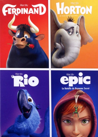 Ferdinand / Horton Hears a Who! / Rio / Epic (Fernando / Horton słyszy ktosia! / Rio / Tajemnica zielonego królestwa) [BOX] [4DVD]