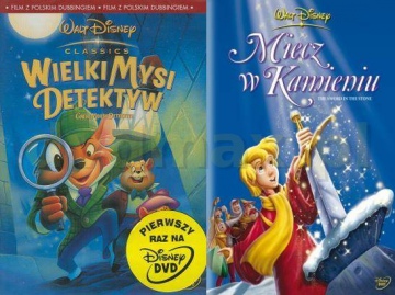 Miecz w kamieniu / Wielki Mysi Detektyw (Disney) [2DVD]