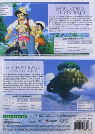My Neighbour Totoro | Castle in the Sky (Mój sąsiad Totoro | Laputa - podniebny zamek) [2DVD]