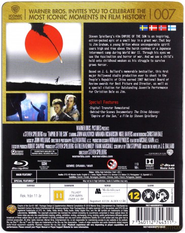 Empire of the Sun (Imperium Słońca) (steelbook) [Blu-Ray]