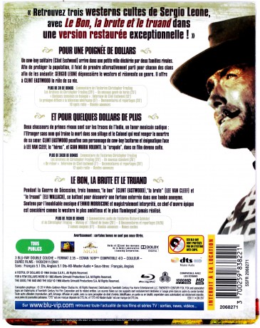Dobry, zły i brzydki / Za garść dolarów / Za kilka dolarów więcej (steelbook) [3xBlu-Ray]