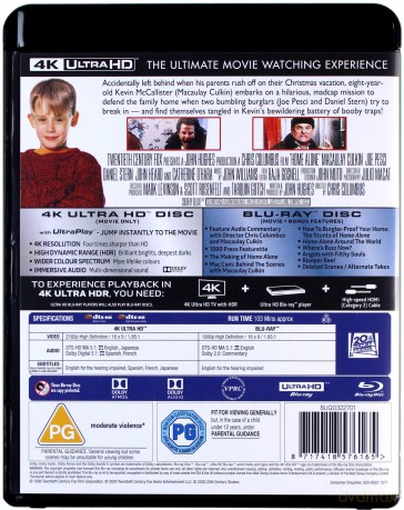 Home Alone (Kevin sam w domu) [Blu-Ray 4K]+[Blu-Ray]