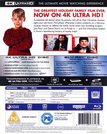 Home Alone (Kevin sam w domu) [Blu-Ray 4K]+[Blu-Ray]