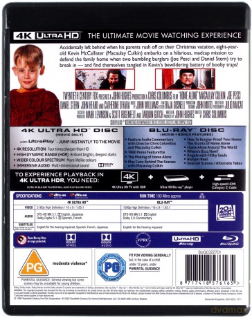 Home Alone (Kevin sam w domu) [Blu-Ray 4K]+[Blu-Ray]