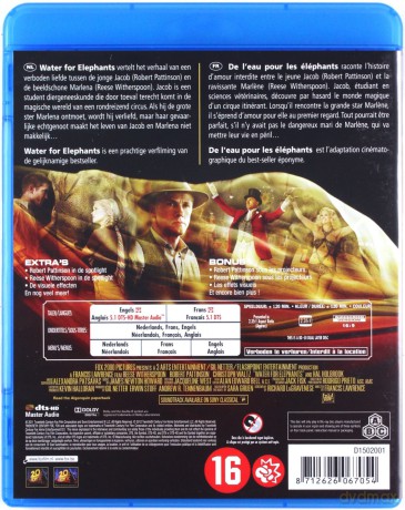 Water for Elephants (Woda dla słoni) [Blu-Ray]