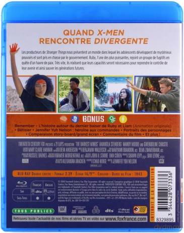 The Darkest Minds (Mroczne umysły) [Blu-Ray]