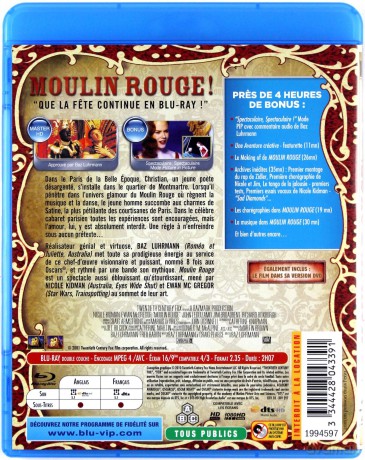 Moulin Rouge! [Blu-Ray]