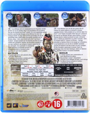 The Last King of Scotland (Ostatni król Szkocji) [Blu-Ray]