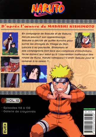Naruto Vol. 10 (Episodes 118-130) [3DVD]
