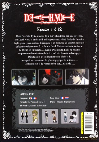 Death Note vol. 1 (Notatnik śmierci) [3DVD]