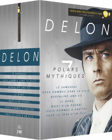 Delon Collection: For a Cop's Hide / Three Men to Kill / The Gang / Blood on the Streets / Death of a Corrupt Man / The Samurai / Two Men in Town [BOX] [7DVD]