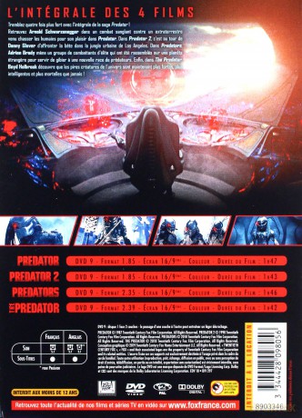 Predator 1-4 [BOX] [4DVD]