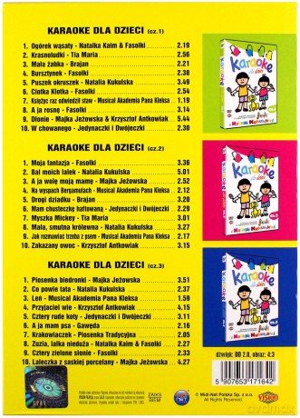 Karaoke dla dzieci cz.1 BOX [3DVD]