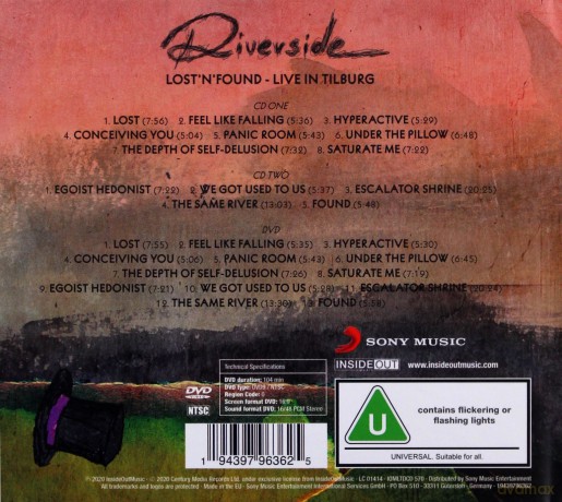 Riverside: Lost'n'Found - Live in Tilburg (Limited) [2CD] [DVD]