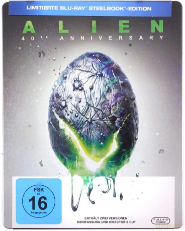 Alien (Obcy - 8. pasażer Nostromo) (steelbook) (40th Anniversary Edition) [Blu-Ray]