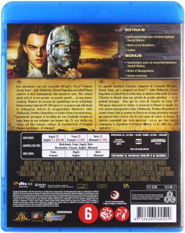 The Man in the Iron Mask (Człowiek w żelaznej masce) [Blu-Ray]