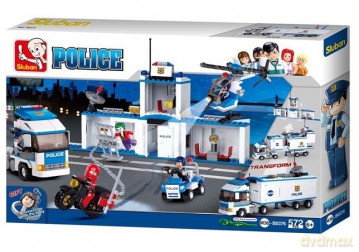 Klocki Sluban Posterunek Policji 572  el. [KLOCKI]