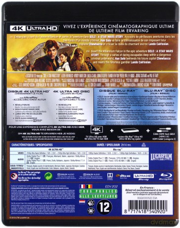 Solo: A Star Wars Story (Han Solo: Gwiezdne wojny - historie) [Blu-Ray 4K]+[2xBlu-Ray]