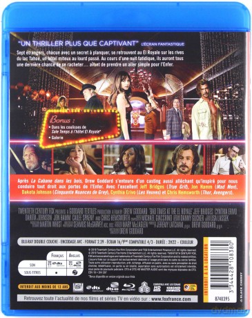 Bad Times at the El Royale (Źle się dzieje w El Royale) [Blu-Ray]