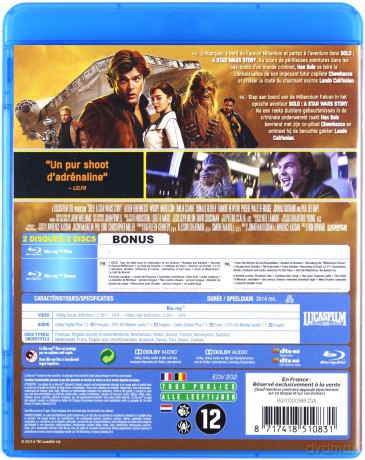 Solo: A Star Wars Story (Han Solo: Gwiezdne wojny - historie) [Blu-Ray]